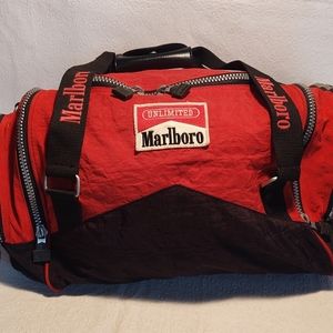 Vintage Marlboro Red Racing Team Duffel Bag
